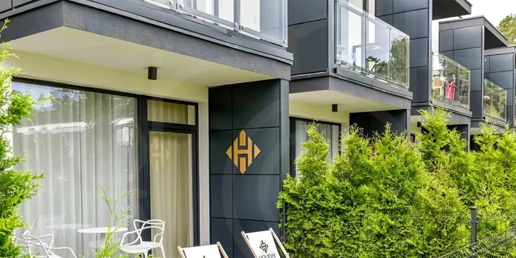 Domky či apartmány u Baltu s wellness i animací nedaleko Sloviňského národního parku