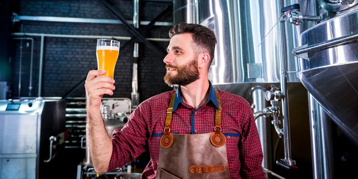 Prohlídka pivovaru s neomezenou degustací piv přímo z tanků pro 1-2 osoby