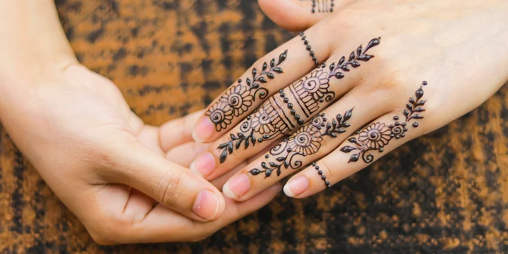 Dočasné tetování: 4hodinový workshop malování hennou vč. občerstvení