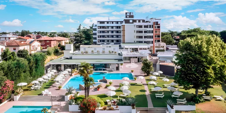 Pobyt v italském lázeňském městě: plná penze, termály, wellness i půjčení kol