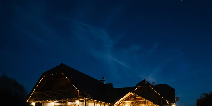 Pobyt v oblíbeném venkovském sídle Gazdovský dvor v Bešeňové s mini wellness