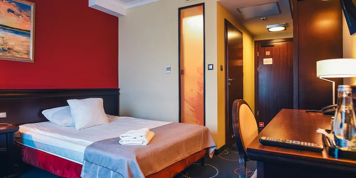 Vítejte v Gdaňsku: 4* hotel v historickém centru města, snídaně, neomezeně sauna