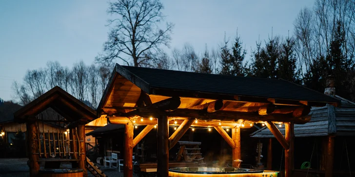 Pobyt v oblíbeném venkovském sídle Gazdovský dvor v Bešeňové s mini wellness