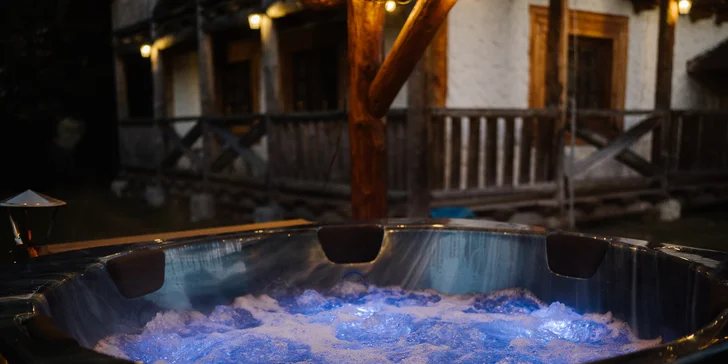 Pobyt v oblíbeném venkovském sídle Gazdovský dvor v Bešeňové s mini wellness