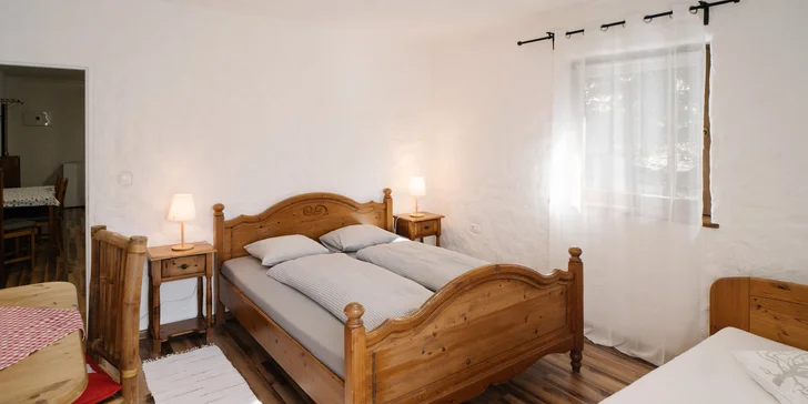 Pobyt v oblíbeném venkovském sídle Gazdovský dvor v Bešeňové s mini wellness