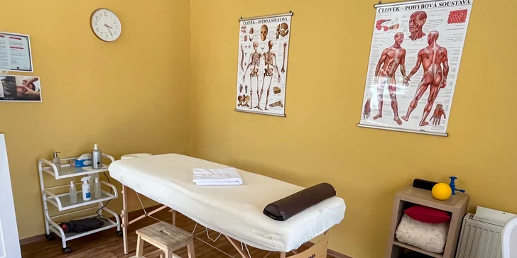 Masáž v délce 60 nebo 90 min.: relaxační, sportovní, kombinovaná a další