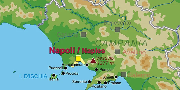 Exklusivní letecký eurovíkend v italské Neapoli. Březnový termín