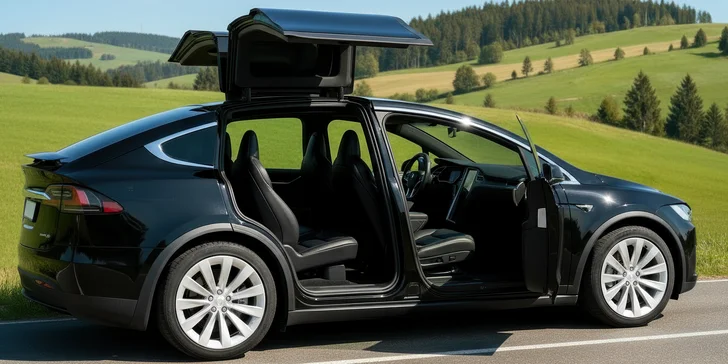 Zážitková jízda v nejluxusnější Tesle Model X: staňte se řidičem či spolujezdcem