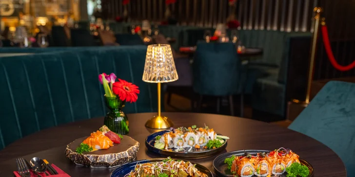 Speciální sushi sety pro milovníky asijských chutí: 24 až 26 originálních kousků
