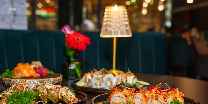 Speciální sushi sety pro milovníky asijských chutí: 24 až 26 originálních kousků