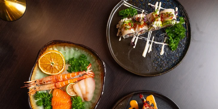 Speciální sushi sety pro milovníky asijských chutí: 24 až 26 originálních kousků