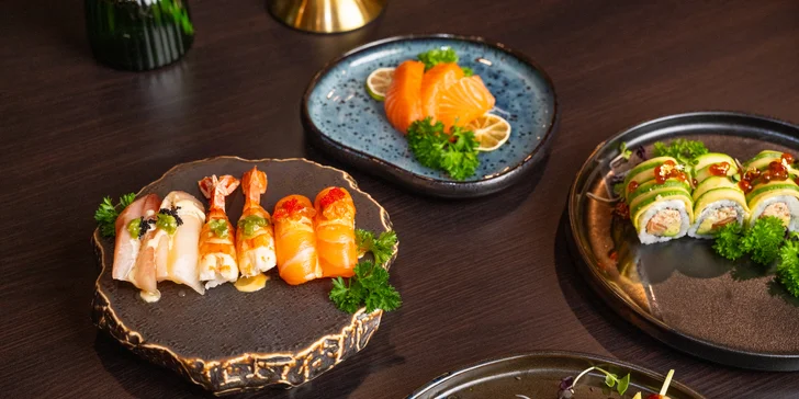 Speciální sushi sety pro milovníky asijských chutí: 24 až 26 originálních kousků