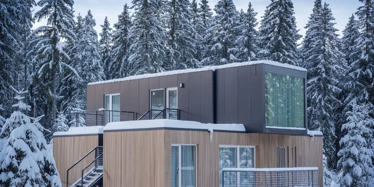 Dovolená v unikátních Björnson Tree Houses s novým venkovním wellness, 2 děti do 9,9 let zdarma