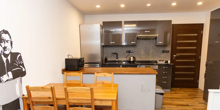 Pohoda a relax v Praze: moderní apartmány u Velké Chuchle, snídaně, wellness