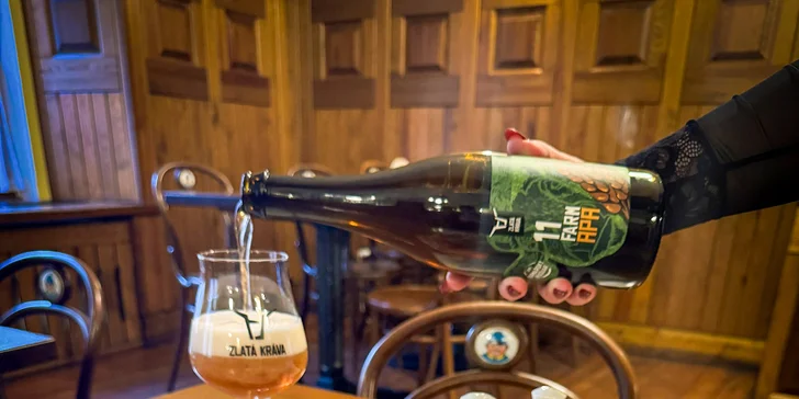 Tříchodová farmářská hostina s pivním párováním pro dva