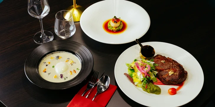 3chodové degustační menu v moderní asijské restauraci pro 1 či 2 osoby