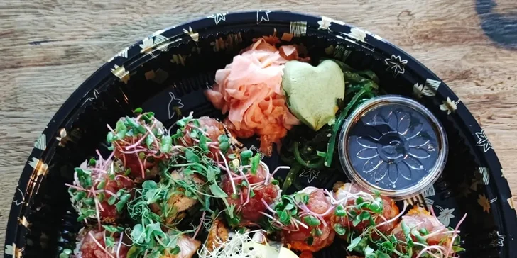 Sushi, nudle nebo kari: vouchery v hodnotě 500 až 2000 Kč do asijské restaurace