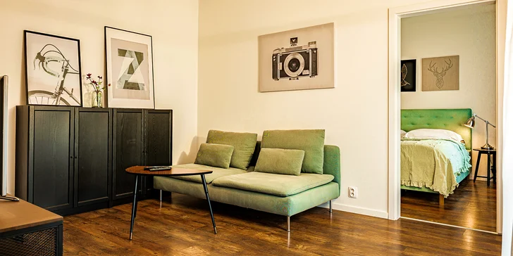 Ubytování v prostorných Entrez Apartments v historickém centru Košic