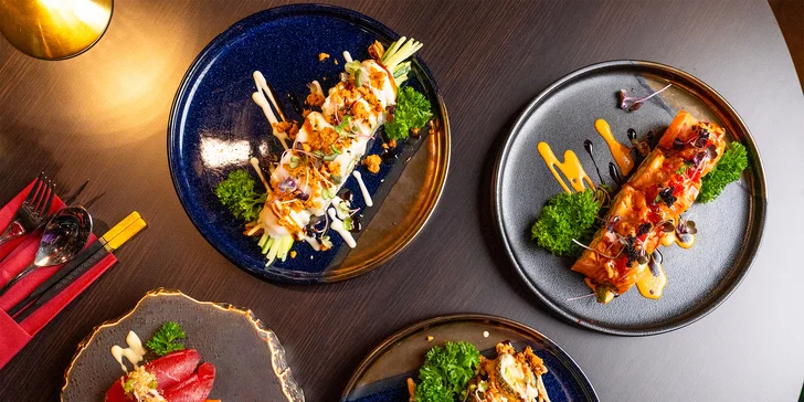 Speciální sushi sety pro milovníky asijských chutí: 24 až 26 originálních kousků