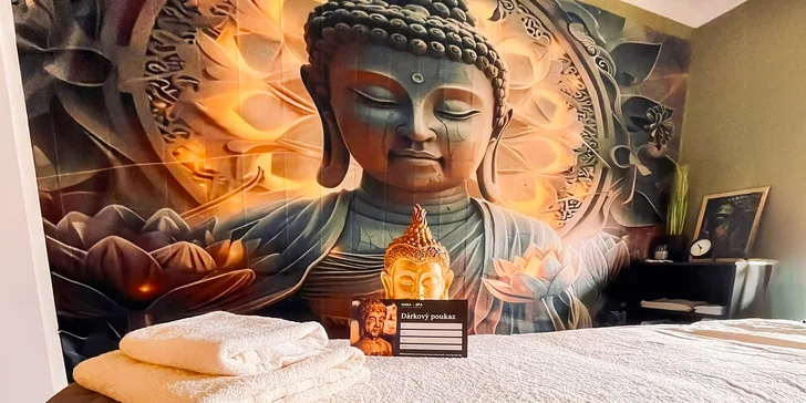 90min. thajské masáže v Českém ráji: záda a šíje či celé tělo, s olejem i bez