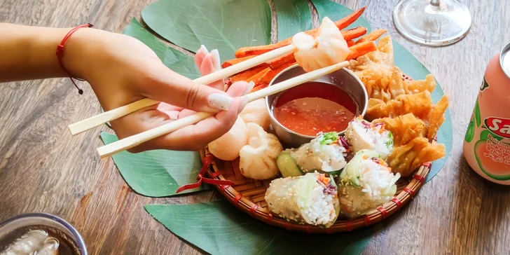 Sushi, nudle nebo kari: vouchery v hodnotě 500 až 2000 Kč do asijské restaurace