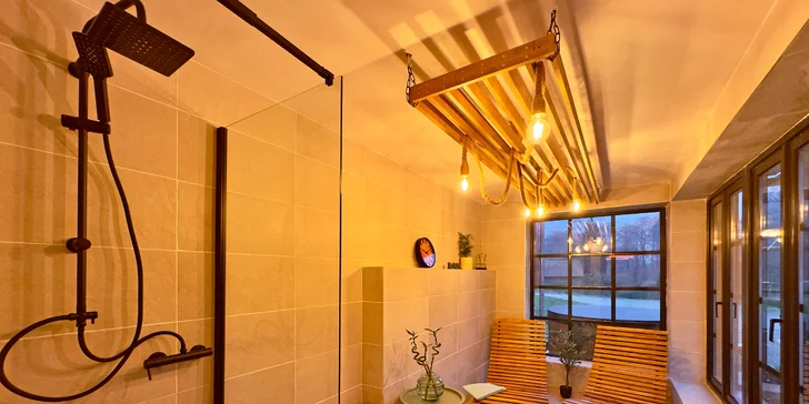 Relaxace v srdci Lužických hor: privátní wellness na 2 hodiny pro 2 až 4 osoby