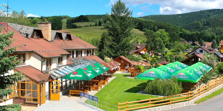 Pohodový pobyt v krásných Jeseníkách: snídaně či polopenze i wellness