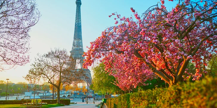 Velikonoční zájezd do Paříže: zpáteční letenky, ubytování i snídaně