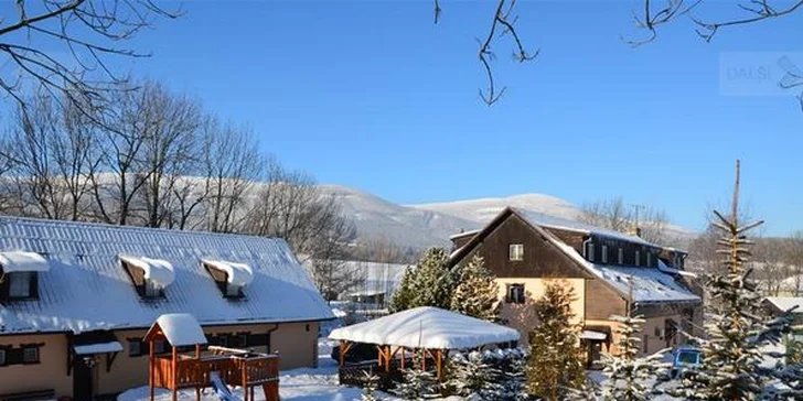 3 dny v Bělé pod Pradědem – lyžování i sauna