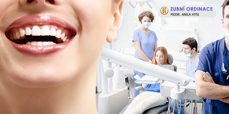 Dentální hygiena s Air-Flow a prohlídkou chrupu