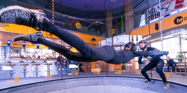 Hurricane Factory - zažite adrenalínový voľný pád vo veternom tuneli