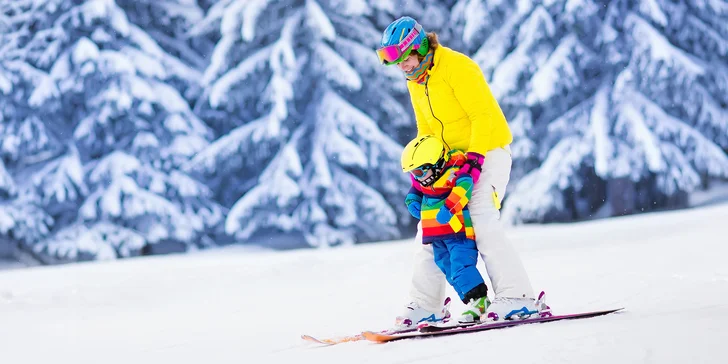 VIP individuální lekce lyžování a snowboardingu pro děti i dospělé