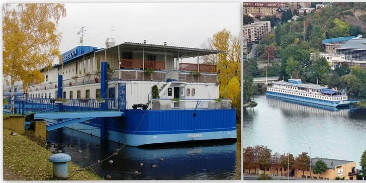 Podzimní romantika na Vltavě v botelu Racek