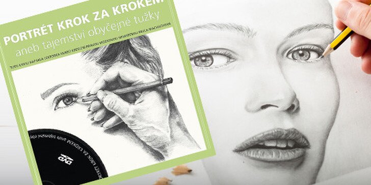 Kniha + DVD Portrét krok za krokem aneb tajemství obyčejné tužky