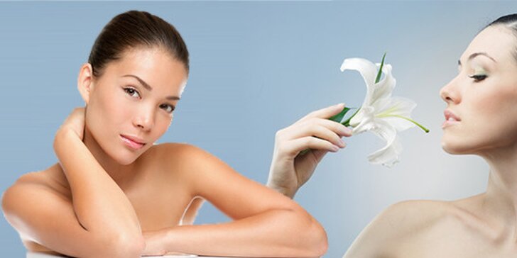 Liftingová masáž obličeje včetně fotonové LED terapie s použitím 100% čistého séra kyseliny hyaluronové a kosmetikou Aromaterapie Karla Hádka