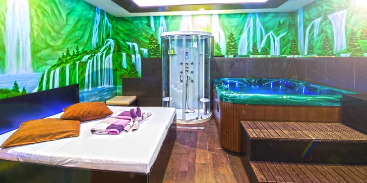 Privátní wellness až pro 4 osoby s možností romantické varianty