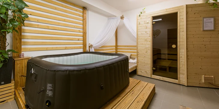 Romantický oddych s fľašou Prosecca alebo celá noc v súkromnom wellness centre pod Tatrami