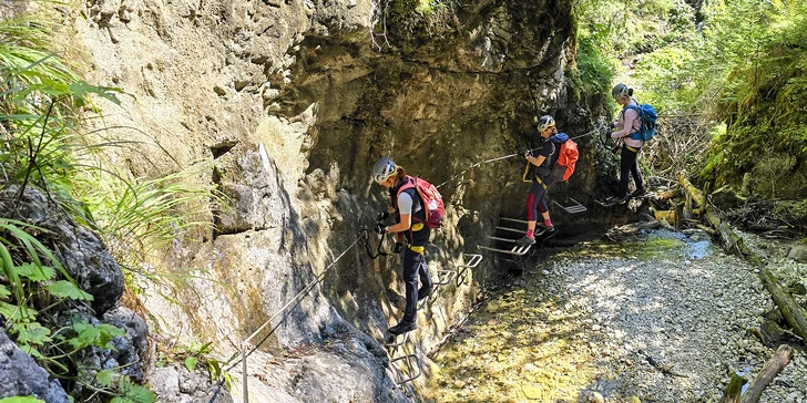 Via ferraty s certifikovaným horským sprievodcom: Skalka pri Kremnici, Dve veže, Kyseľ, Martinské hole