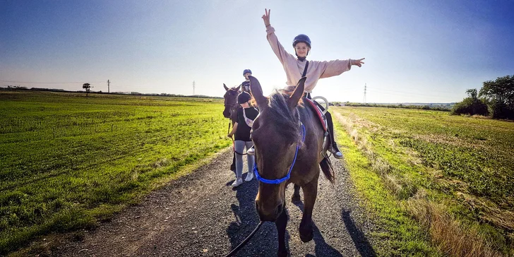 30 alebo 60 min. prechádzka na koni s inštruktorom pre 1 či 2 osoby