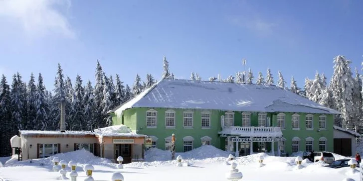 Lyžovačka s polopenzí u Klínovce a Božího Daru