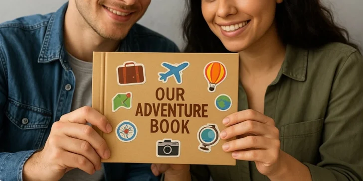 Tyhle vzpomínky vám zůstanou: kreativní tvorba vlastní adventure book pro 2 osoby