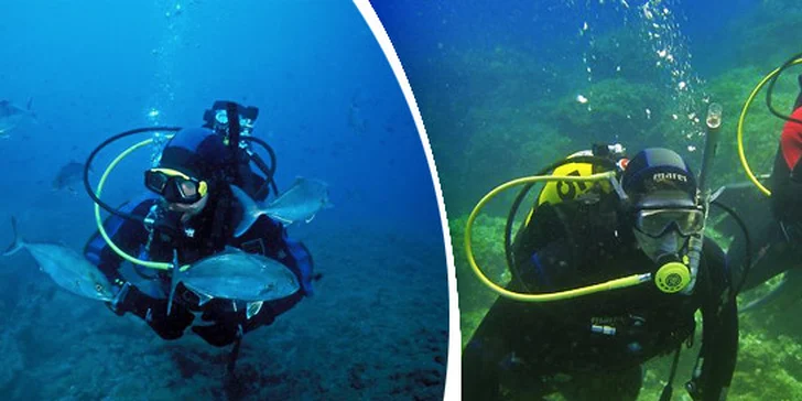 Prodloužený aktivní víkend s potápěním v Chorvatsku pro úplné začátečníky