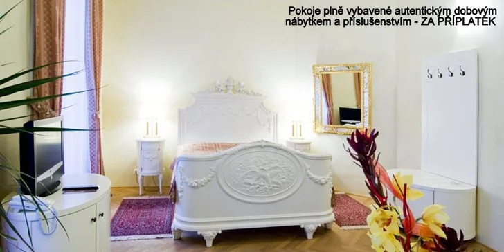 Pohádkový luxus pro dva na zámku Liblice