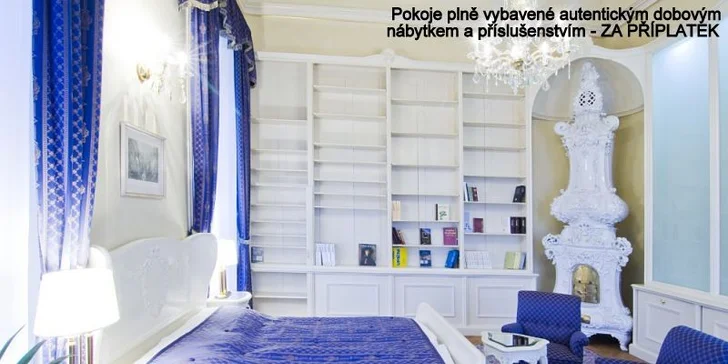 Pohádkový luxus pro dva na zámku Liblice