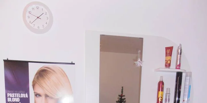 Kadeřnický balíček pro dámy s barvením nebo melírem