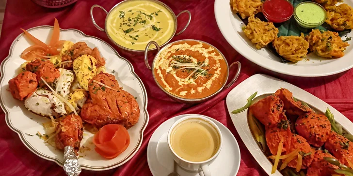 Indická a Nepálská restaurace Gurkha: voucher na jídlo v hodnotě 250–1 000 Kč