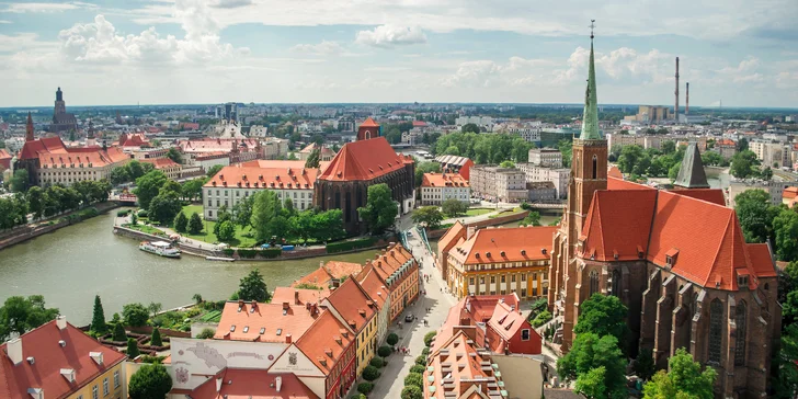 Bývať budete v Hotel im. Jana Pawła 2 vo Vroclave, ktorý sa nachádza na ostrove Tumski.