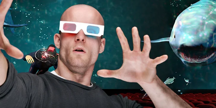 2 vstupenky na interaktivní film do 5D kina Harfa