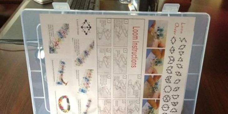 Rainbow Loom a Loom Bands Colorful Sady - duhovo - silikonové náramky