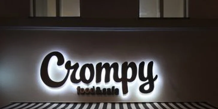 2 plněné brambory či tortilly + 2 dezerty v Crompy